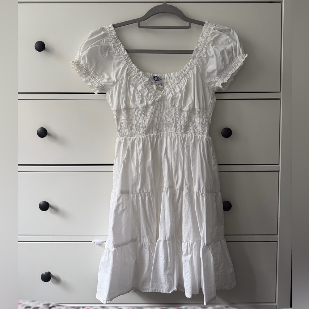 Princess Polly Puff-Sleeve Mini Dress